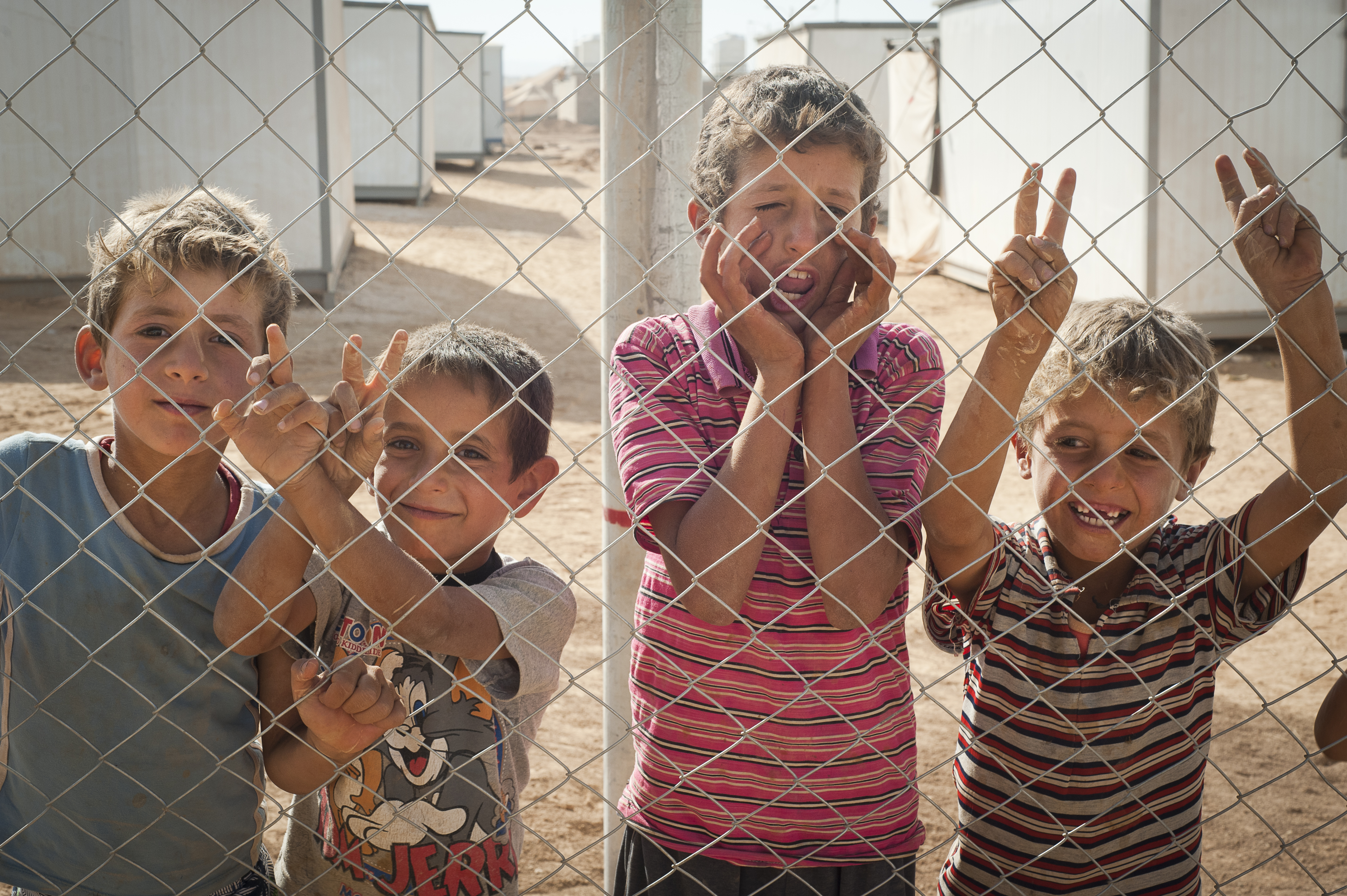 Ärzte der Welt leistet Hilfe für syrische Kinder in einem Flüchtlingslager in Jordanien.