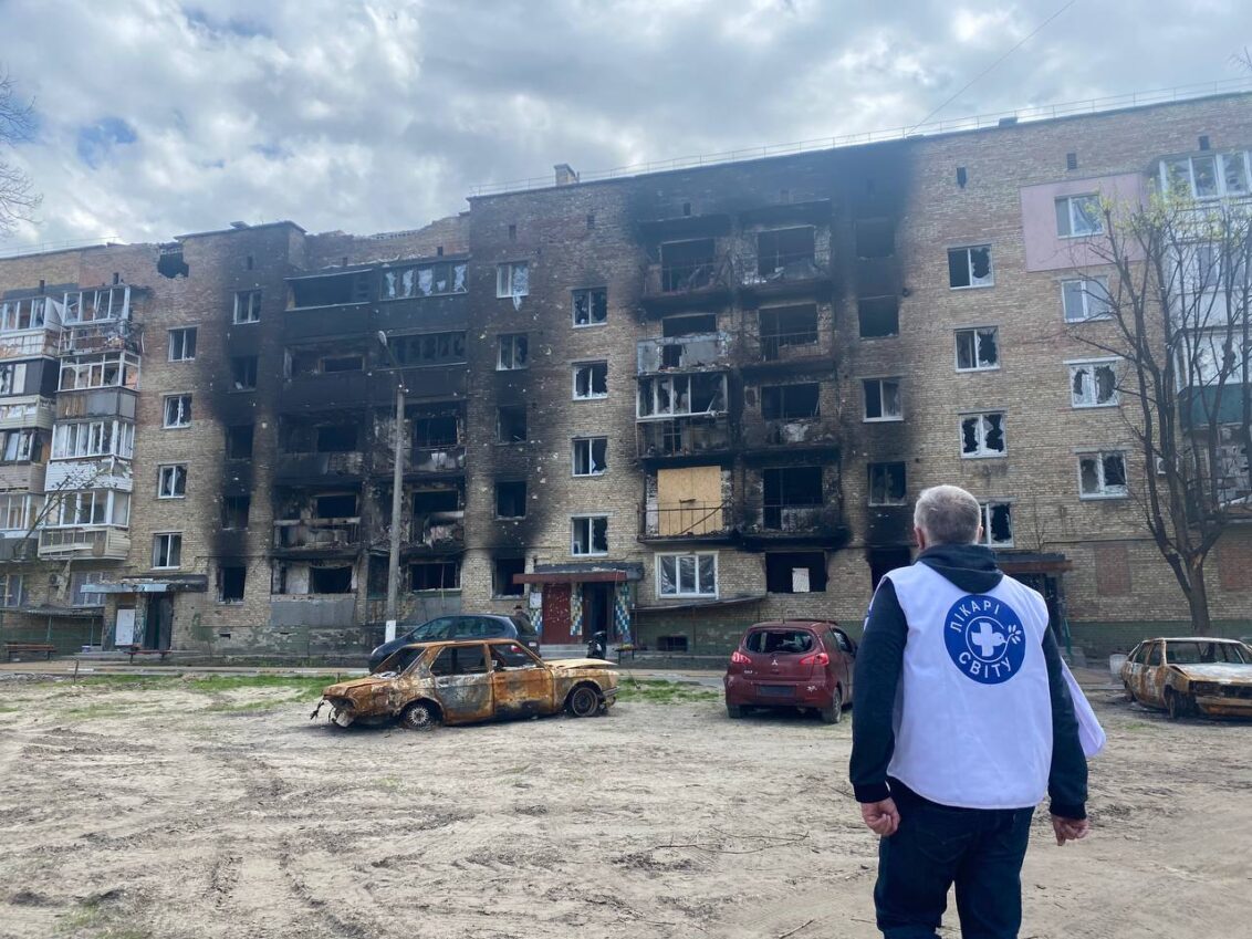 Seit Ausbruch des Ukraine Kriegs arbeitet Ärzte der Welt jeden Tag daran, die Gesundheitsversorgung zu verbessern.