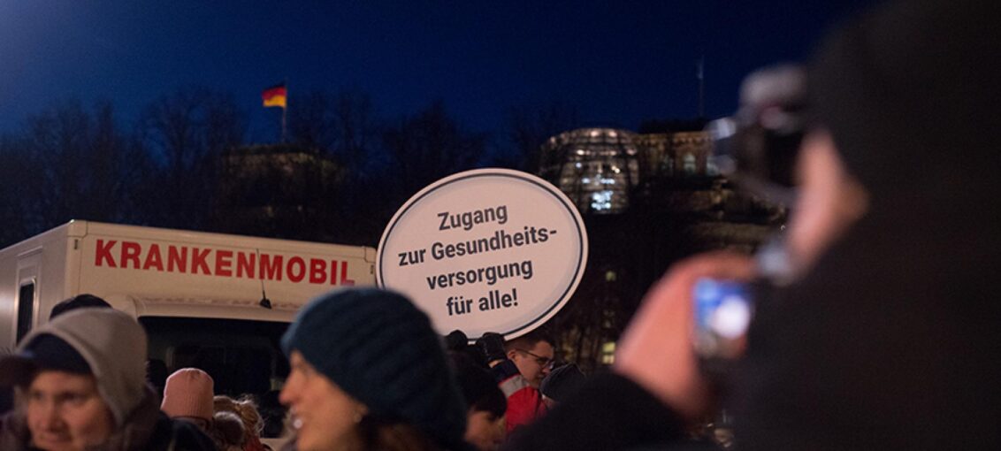 © Ärzte der Welt. Ärzte der Welt fordert eine Gesundheitsversorgung für alle Patient*innen.