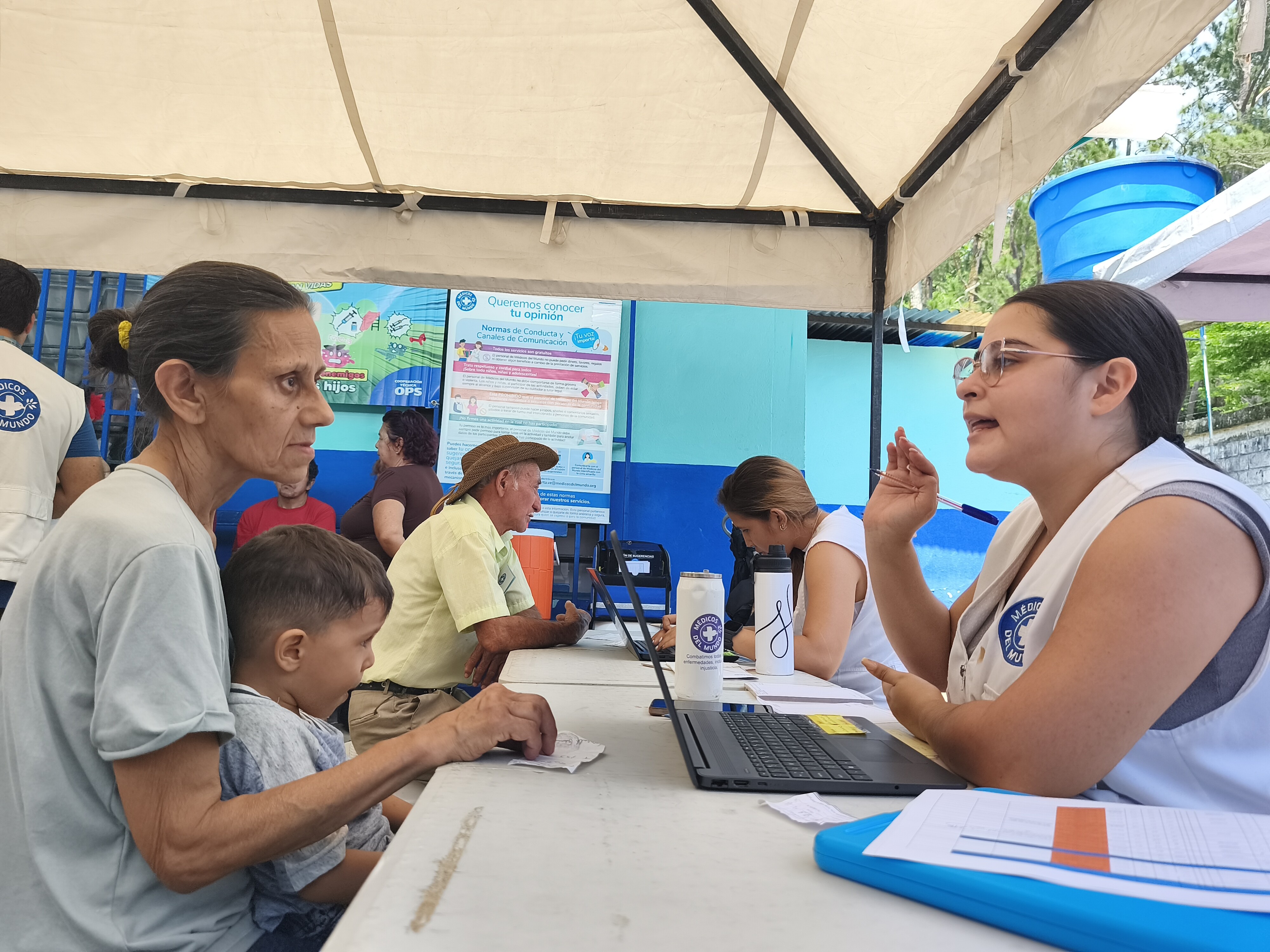 Ärztliche Sprechstunde eines mobilen Teams von Ärzte der Welt in Venezuela © Ärzte der Welt