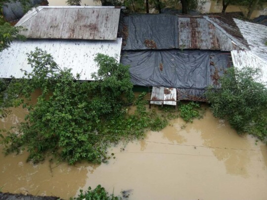 Überschwemmungen in Bangladesch im Juli 2026. © Pulse Bangladesh Society
