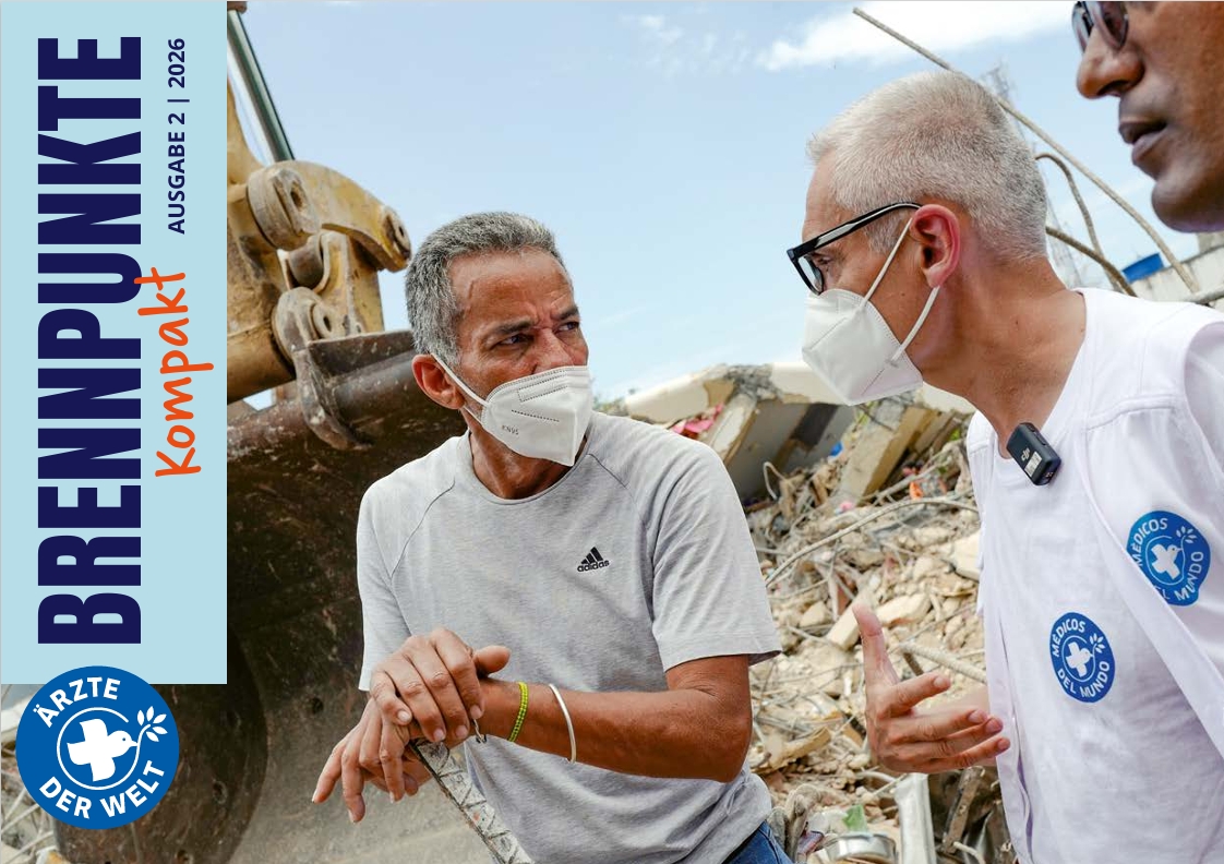 Cover des Brennpunkte Magazins. © Ärzte der Welt